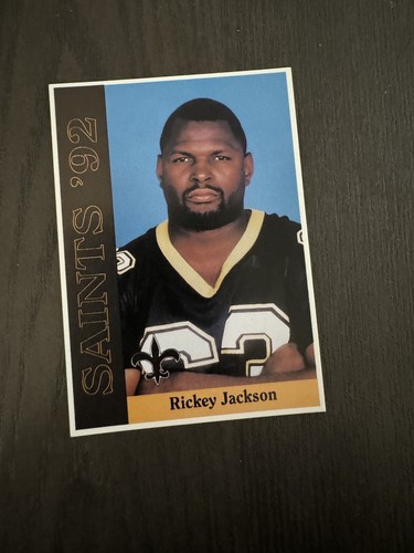 1992 RICKEY JACKSON New Orleans Saints McDag Team Issue Behavioral ...