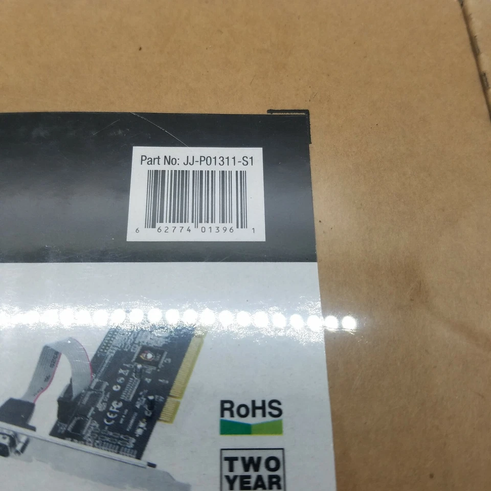 SIIG DP 1-Port RS232 Serial PCI w/ 16550 UART Dual Profile Serial Adapter 9-pin - Image 3 of 4