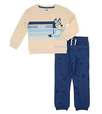 Disney Bluey Sweatshirt Outfit Pants Toddler Set Boys Size 3T 4 5 Dog Shirt NWT