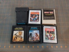Atari 2600 Cartridge Lot of 6 Joust Jungle Hunt Donkey Kong Astroblast Warlords