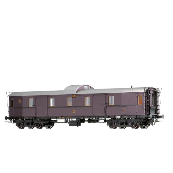 Brawa 45426 H0 GepäCkwagen Pw4ü Pr 16 Drg Mit Innenbeleuchtung & Kurzkupplung-image