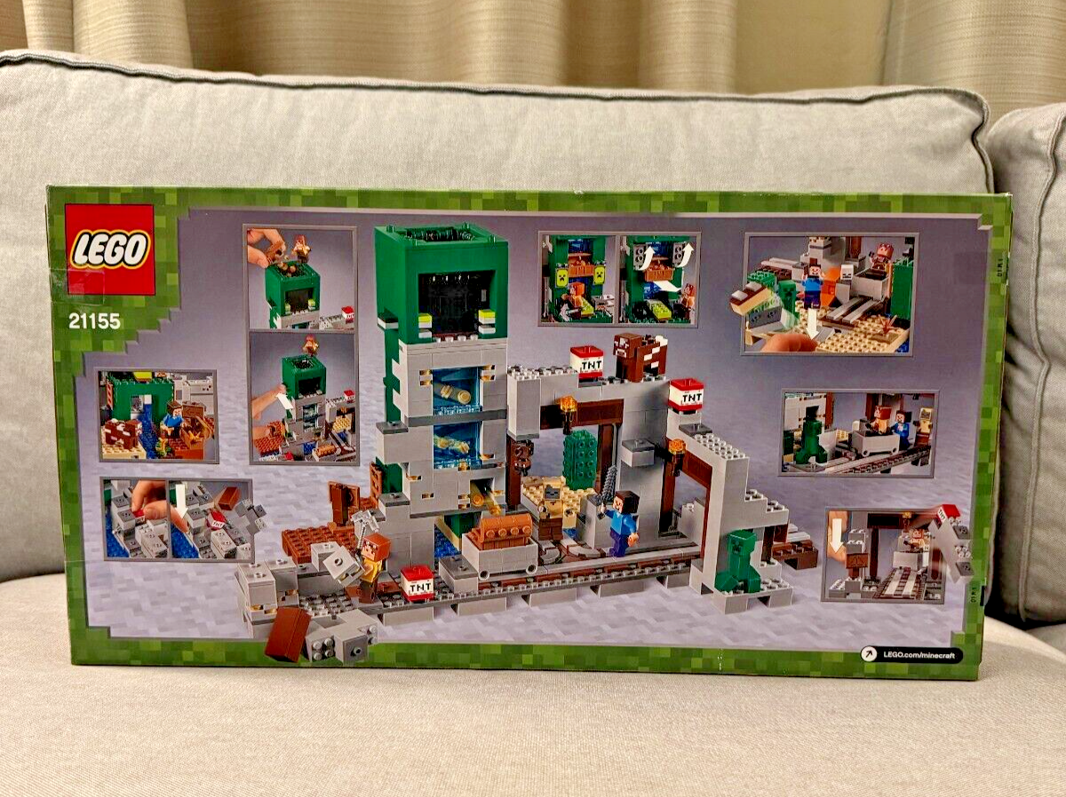LEGO The Creeper Mine Minecraft 21155 673419304498| eBay