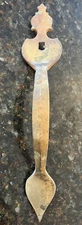 Antique Door Pull Brass Art Deco Victorian PENN 55710