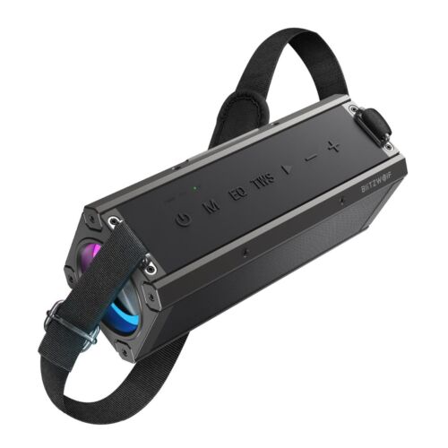 Altoparlanti Bluetooth Sistema di Altoparlanti Wireless Portatile con Luci Led Aux USB - Foto 18 di 19