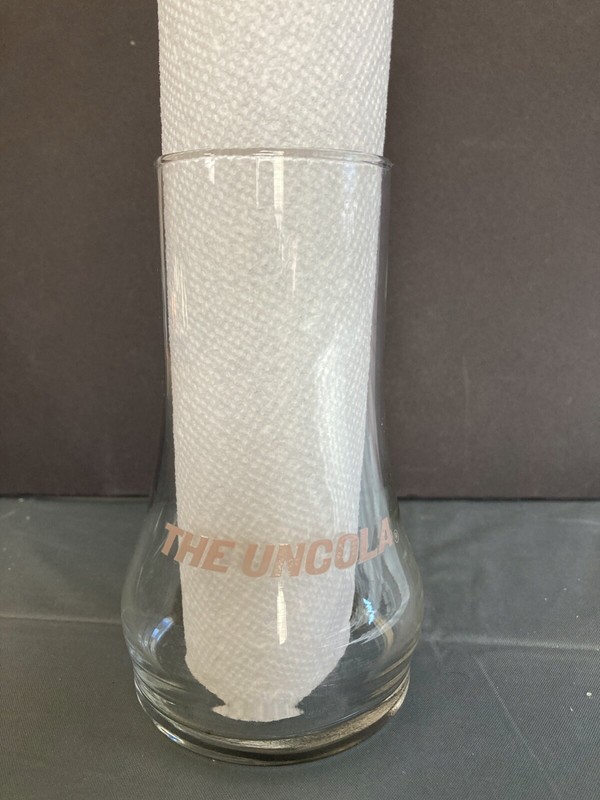 Vintage 7-up The Uncola Upside Down Drinking Glass