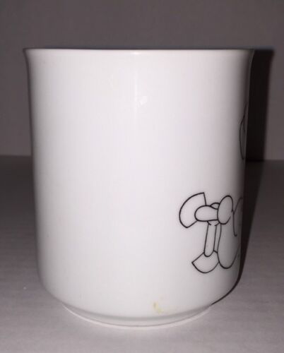 Joan Berg Victor Mug Cup Unicorn Love 1981 "Thinking Of You" Aldon White Red - Picture 4 of 8