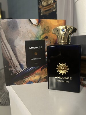 Interlude Cologne by Amouage Eau De Parfum Spray 3.4 Oz Men 100 Ml 3.3