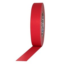 ProTapes Artist/Board/Console Tape Flatback Printable Paper , 1"x60 yards RED