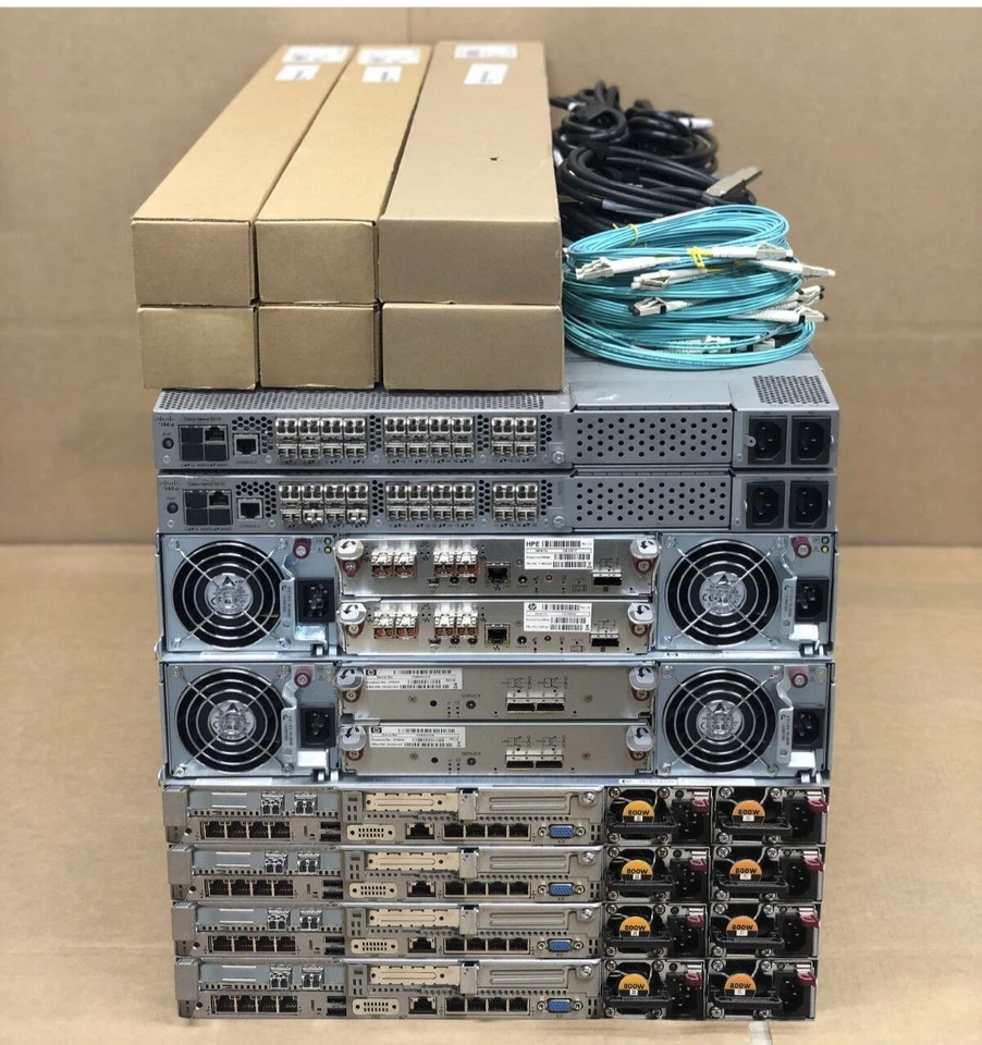 HP MSA 2040 DL360 Gen9 V4 79.2TB 12G SAS 10Gbit iSCSI 112-Core 1TB SAN Solution - Image 2 of 2