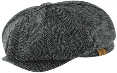 Boardmans Todd Peaky Blinder Style Eight Panel Bakerboy Cap