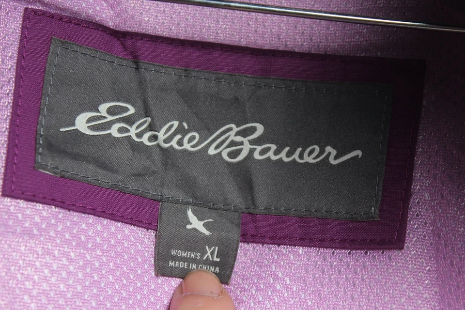 Abrigo Eddie Bauer Mujer Impermeable Ropa Exterior - Púrpura - XL Extra Grande (V-h8) Foto 4 de 4