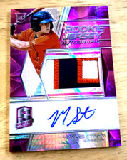 2019 SPECTRA - MYLES STRAW AUTO PATCH RC - #47/49 - ASTROS - GUARDIANS