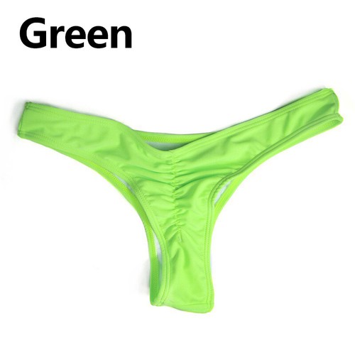 Women's Briefs Bikini Bottom Brazilian Thong Swimsuit Swimwear Swimming Trunk - Picture 8 of 69