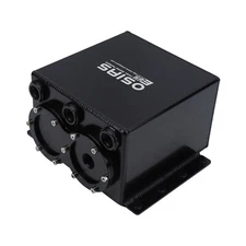 3.8L Surge Tank Kit Black Suits Fit Dual Bosch 044 style Fuel pump