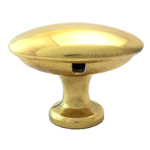 BELWITH Hollow 1-7/16" Oval Cabinet Knob Pull Polished Brass P534-PB