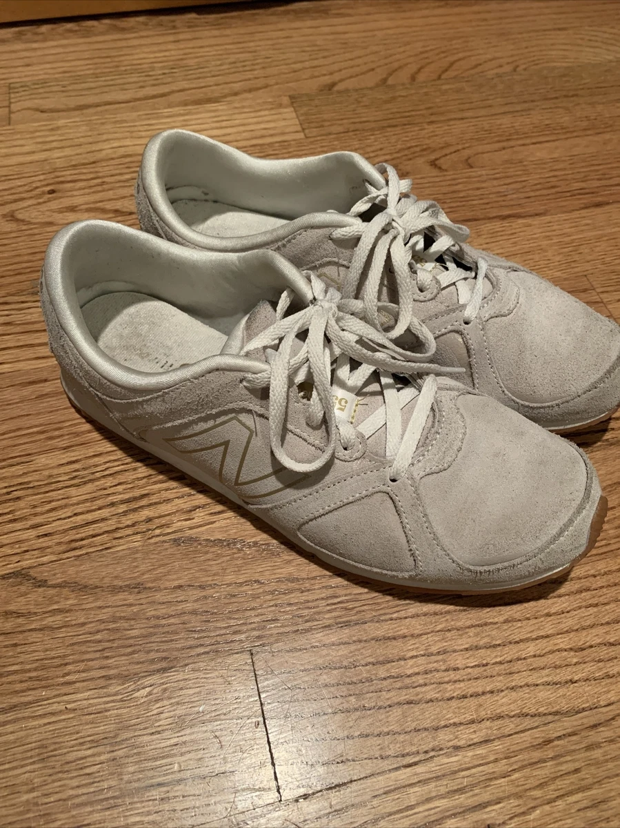 EUC Womens New Balance 555 Grey Toupe Size 10 Casual Sneaker Gym Shoe
