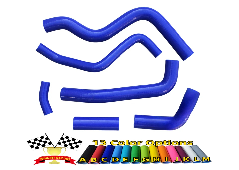 Radiador de aluminio + manguera de silicona compatible con Yamaha FZ6 FZ-6 FZ600 FZS6 2004-2006 Foto 2 de 4