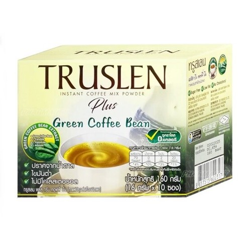 Mezcla de café instantáneo Truslen Plus grano de café verde control de peso sin azúcar 10 sacos - Imagen 15 de 18
