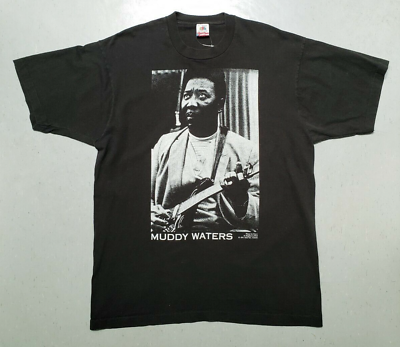 90s vintage gear inc　MUDDY WATERS XL 90s vintage gear inc MUDDY WATERS XL Vtg 90s Muddy Waters Tshirt