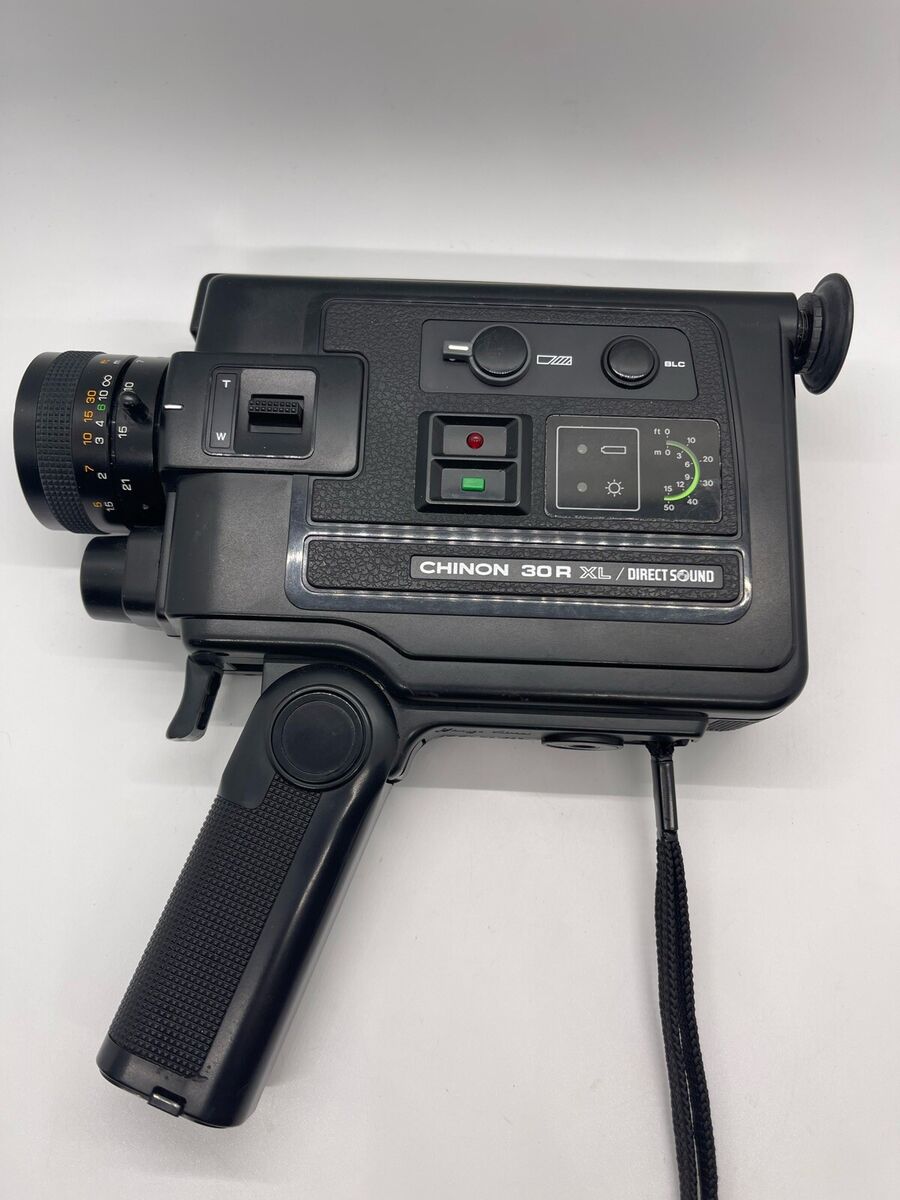 Chinon 30R XL Direct Sound Super 8 Film Movie Camera Zoom Chinon 30R XL Direct Sound Super 8 Film Movie Camera Zoom