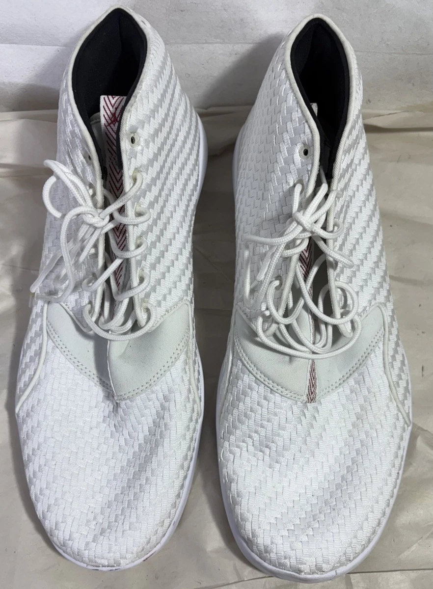 Jordan Eclipse Chukka White/Gym Red Black Men\'s - 881453-101 - US Size 8 Jordan Eclipse Chukka White Gym Red for Sale | Authenticity  main image 2