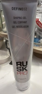 RUSK PRO Define 02 Shaping Gel 4 oz Control Curls Define Texture Eliminate Frizz