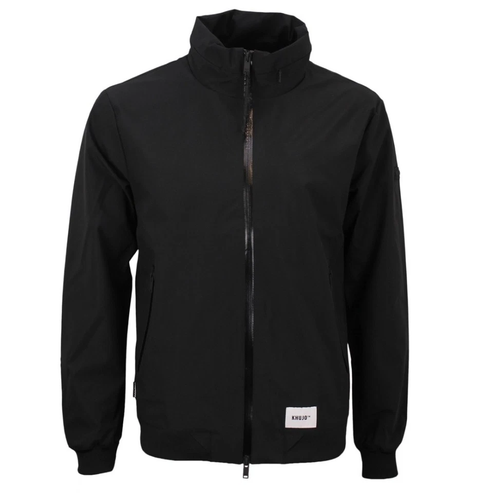 Khujo Herren Sommer Jacke Kayo schwarz 2004JK251 200 black - Bild 1 von 4