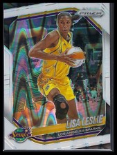 Lisa Leslie 2025 Panini Prizm WNBA #106 White Seismic Prizms Los Angeles Sparks