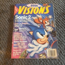 Vintage Sega Visions Magazine November/December 1992 Sonic The Hedgehog 2