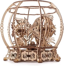 Ugears Aquarium 70155 Wooden Puzzle, No Glue or Tools Required, 3D Puzzle,