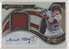 2021 Panini Select Rookie Jersey Holo Prizm 194/199 Andy Young #RJA-AY Auto uk2