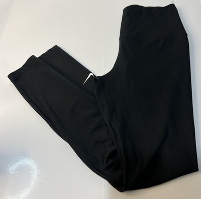 Nike Dri Fit Womens Small Leggings Black Athletic Gym Girls Juniors Yoga Stretch
