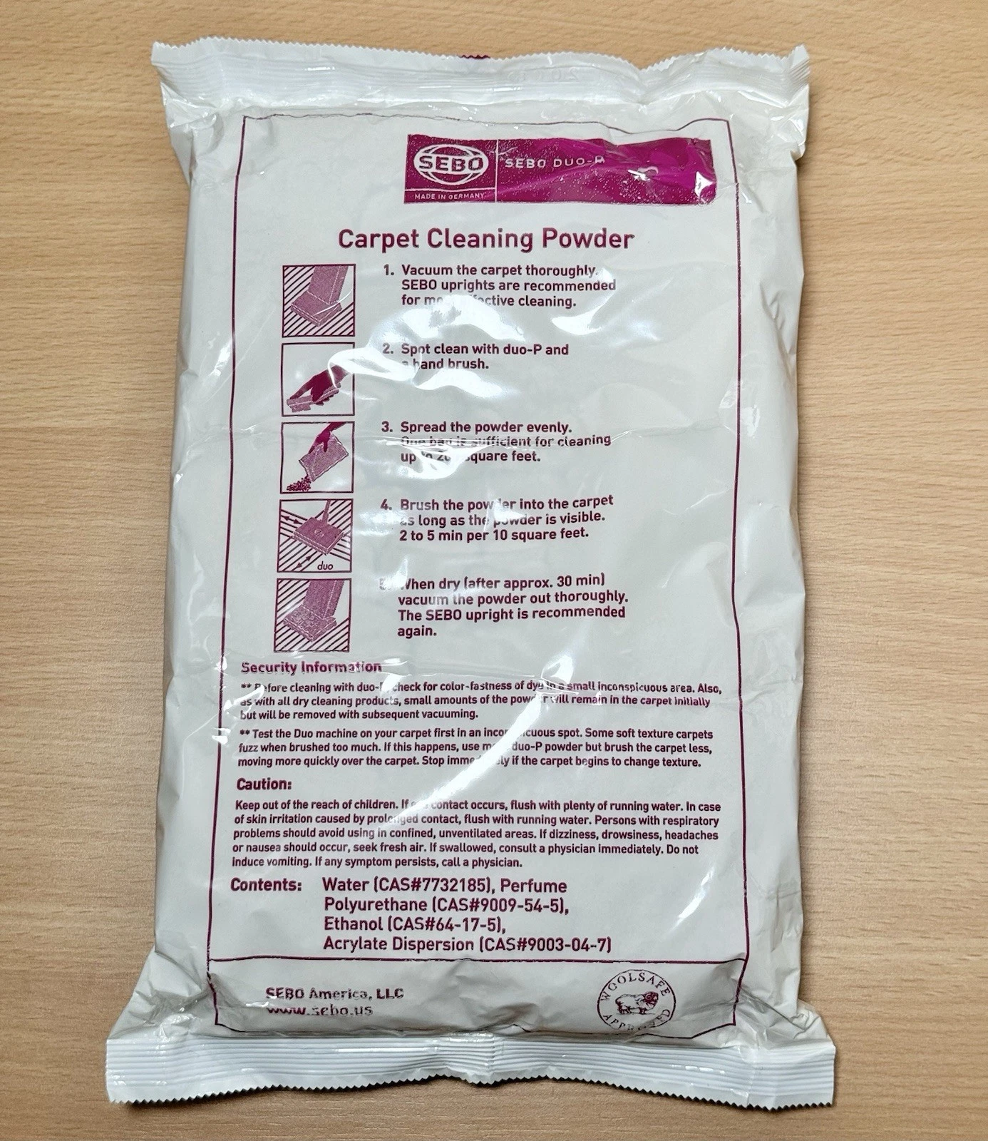 SEBO duo-P Carpet Cleaning Powder - Thumbnail 3