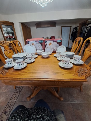 Gibson Everyday Vintage Festive Traditions Christmas Dishes 40 Pcs Service 8 - Picture 24 of 24