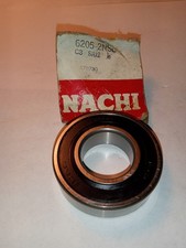 6205-2NSL. NACHI Brand Rubber Seal Ball Bearing 25x52x15, 6205 2RS, 6205RS