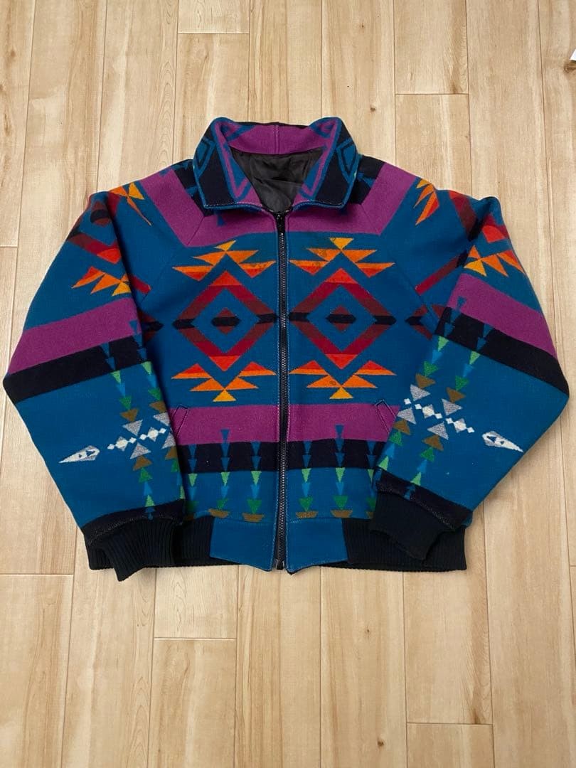 Pendleton USA Native Pattern Wool Jacket Men M US… - image 1