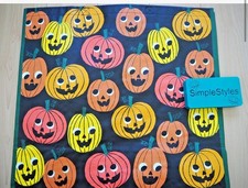 Halloween Happy Pumpkin Faces Trick or Treat Durable Reusable Shopping Bag NEW