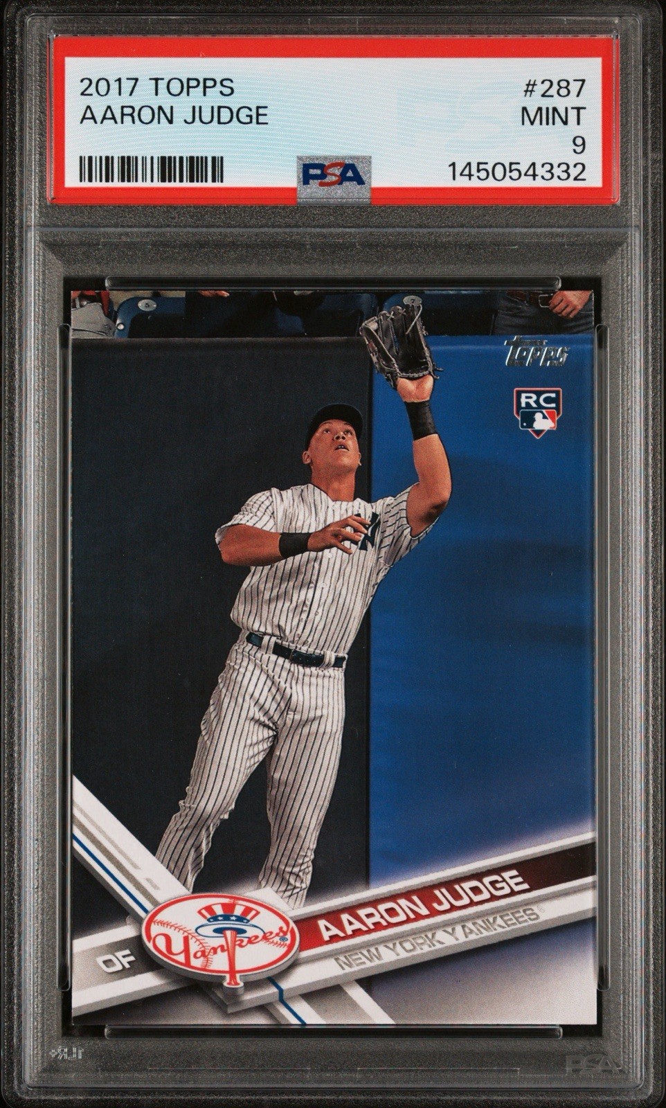 2017 Topps #287 RC Aaron Judge PSA 9