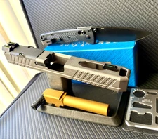 Glock 19 Gen 3 Slide Built-In Compensator Complete G19 Upper RMR Cut +FREE KNIFE