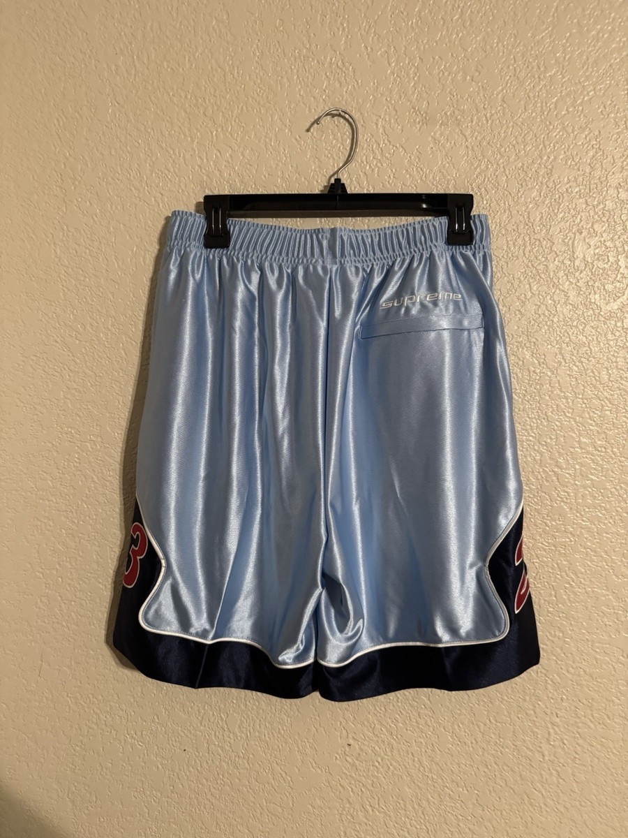 SUPREME X JORDAN WARM UP SHORT Light Blue Short Size S