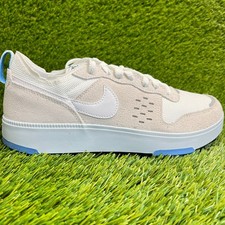 Nike C1TY Skyline Mens Size 7.5 White Blue Athletic Lifestyle Shoes Sneakers