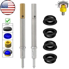 US Dental Locator Lab Overdenture Black Retention Caps Processing Insert Tool