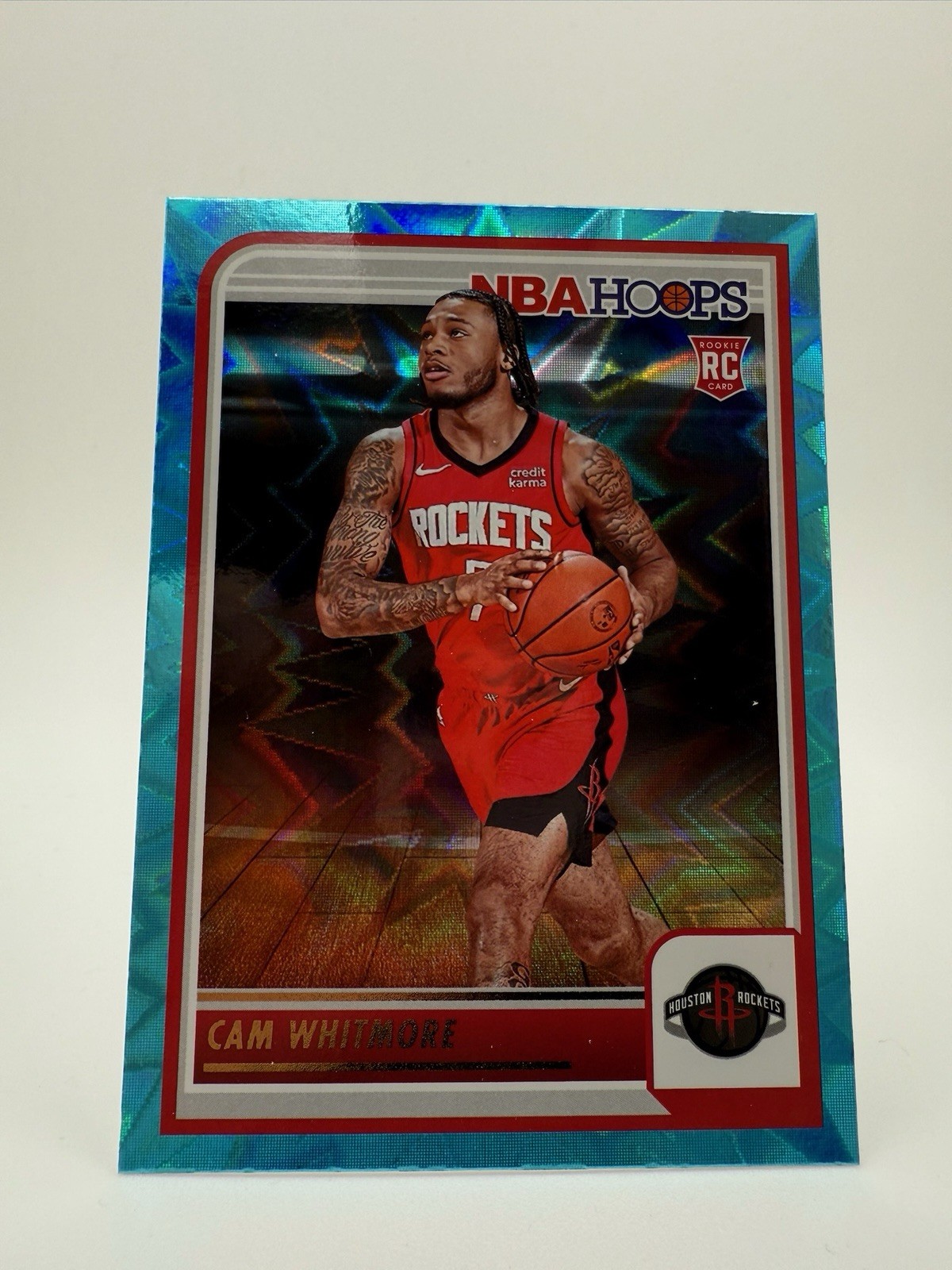 2023-24 Panini NBA Hoops - Rookies Cam Whitmore #265 Teal Explosion (RC)