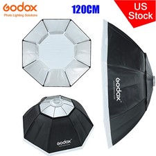 Godox 120cm 47" Bowens Octagon Softbox For LED Stroble Light Studio Flash US
