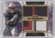 2013 Topps Supreme Rookie Quad Relics Violet 4/5 Aaron Dobson #SRQR-AD 1b8
