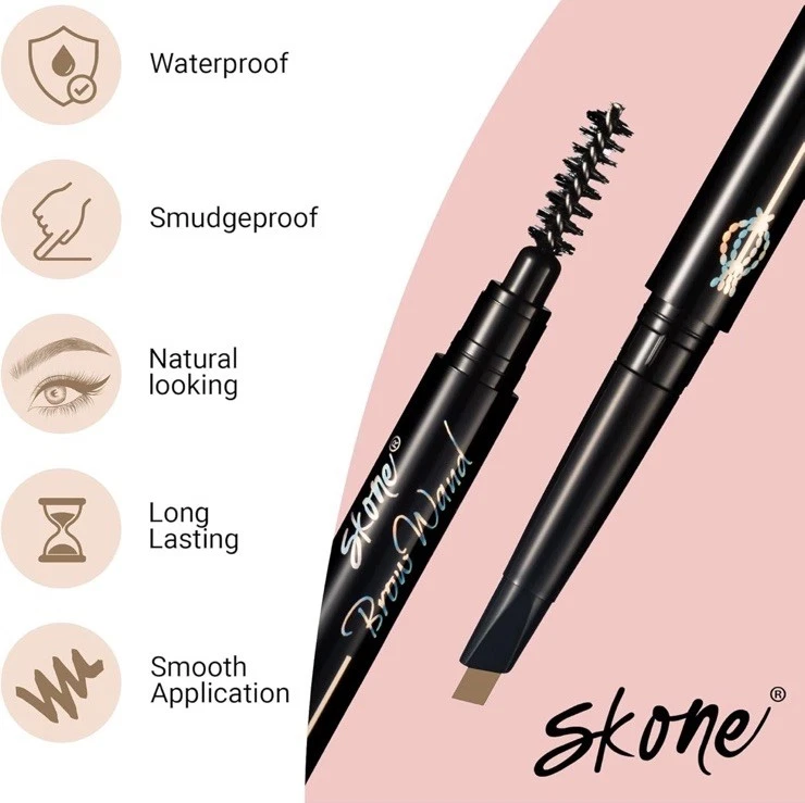 Lápiz varita cejas Skone. Sellado de fábrica en CREAMY CHAI Foto 3 de 4