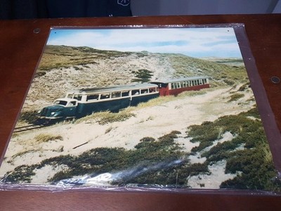 Blechschild Eisenbahn Modell Deko Dampf Lokomotive Nostalgie Wand Schild 39x33