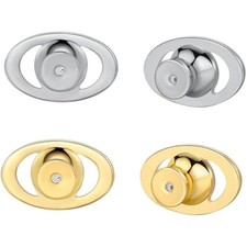 Earring lifter backs, button pierced earring backs for droopy ears la