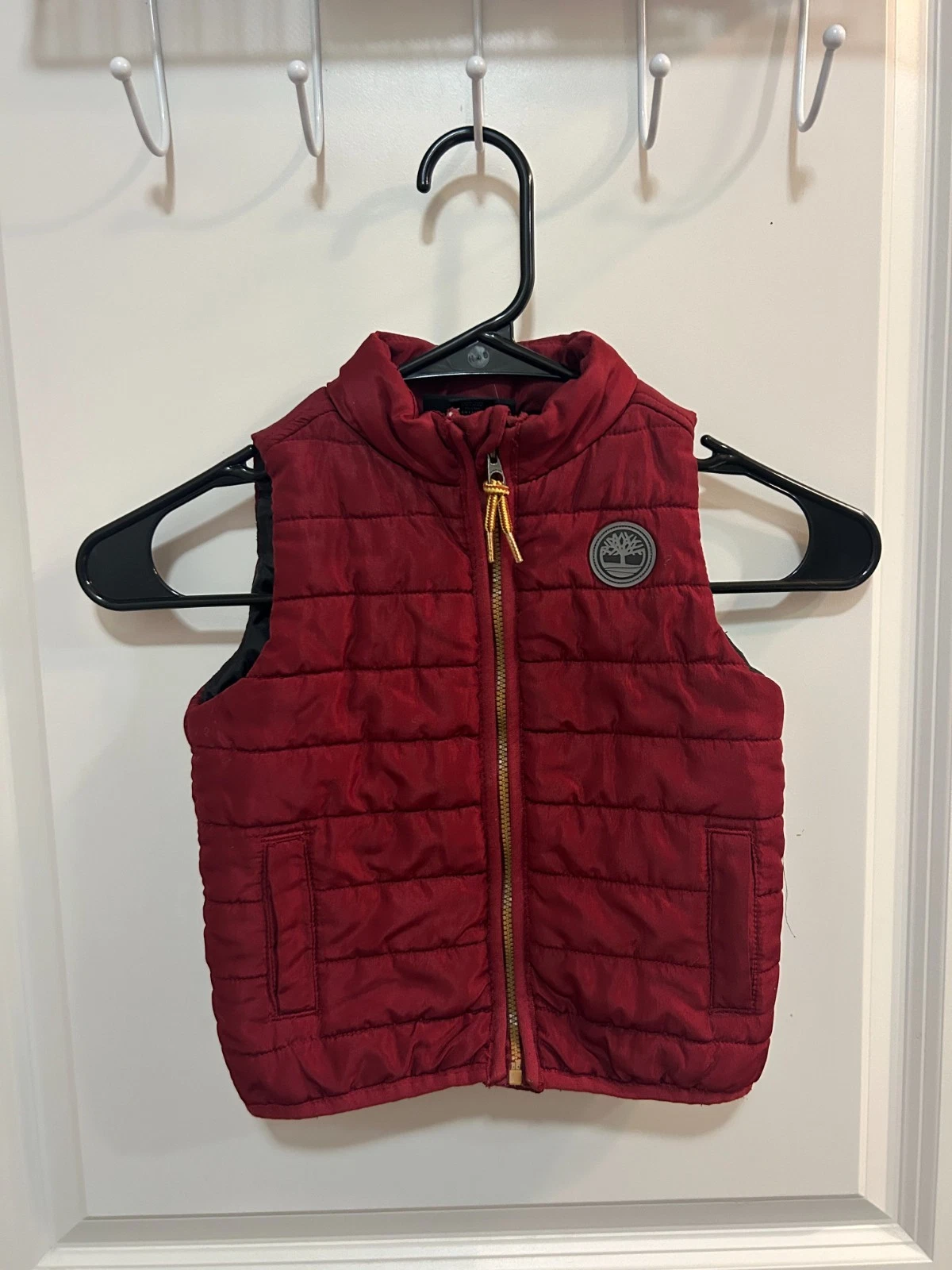 Timberland Red Puffer Vest Front Zip Boys 18M Layer Fall Jacket Outdoor
Opens in a new window or tab