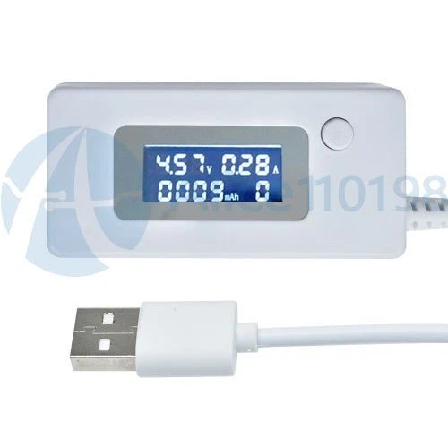 LCD Dual USB Charger Mobile Power Detector Voltage Current Meter Tester Monitor
